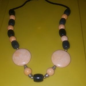 Coral statement necklace
